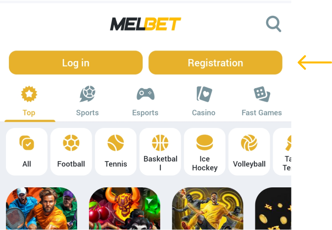 How to register Melbet betapk Ethiopia